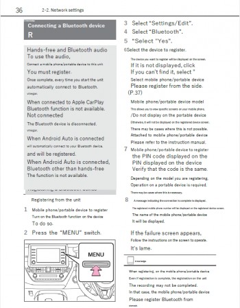 toyota corolla 2021-2022 navigation manual